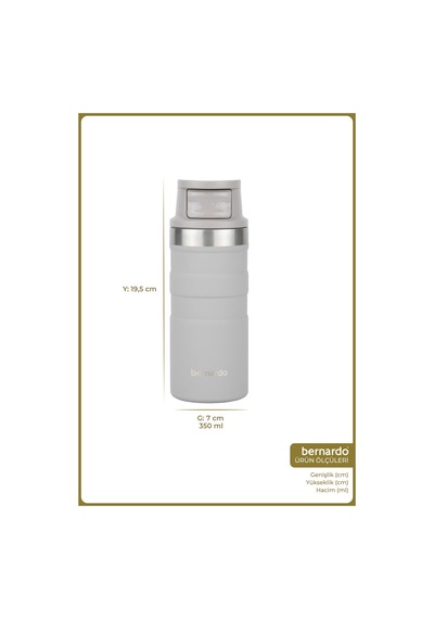 Bernardo Comfort Termos 350 Ml Gri Gri