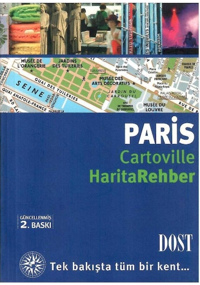 Paris Cartoville Harita Rehber - Melani Le Bris Cep Boy