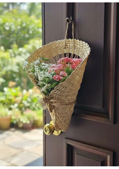 Rattan El Örgüsü Kapı Süsü