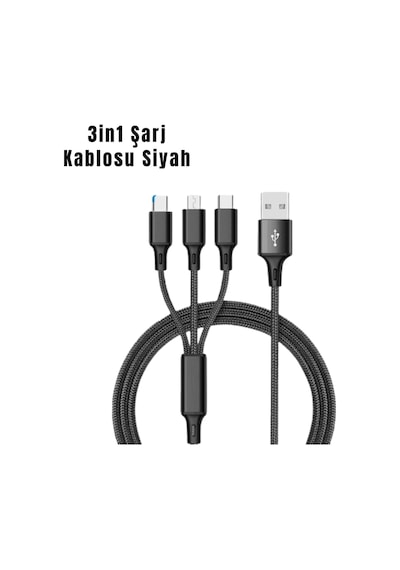 Lvsqvr 3 Ü 1 Arada Hızlı Şarj Kablosu