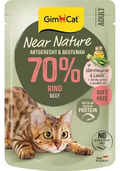 Gimcat Near Nature Ezme Sığır Etli Pouch Yetişkin Kedi Konservesi 85 Gr 157-20000.01
