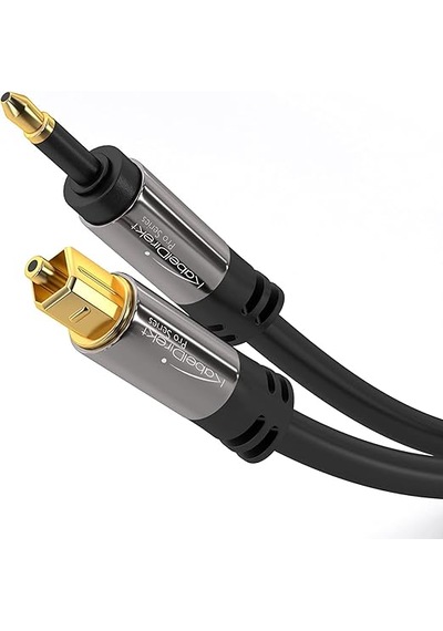 Evyora 1,5m Mini Toslınk Kablosu Dijital Ses Kablosu, Optik, Toslınk-mini Toslınk, Fiberoptik Kablo/lwl, Dijital Ses Sinyalini Televizyona/amplifikatöre/hi-fi Cihaza İletir, Siyah Evyora 1,5m Mini Toslınk Kablosu Dijital Ses Kablosu, Optik, Toslınk-mini Toslınk, Fiberoptik Kablo/lwl, Dijital Ses Sinyalini Televizyona/amplifikatöre/hi-fi Cihaza İletir, Siyah