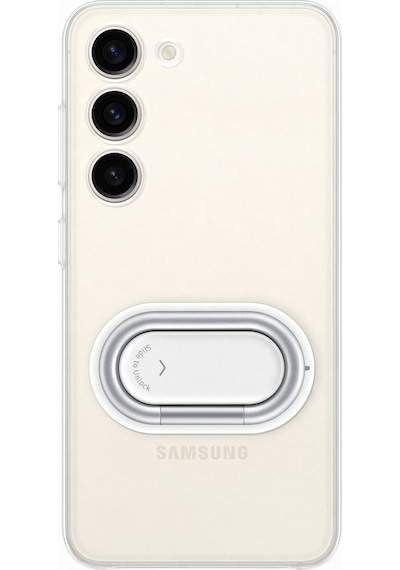 Samsung Uyumlu Galaxy S23 Standlı Halkalı Kılıf