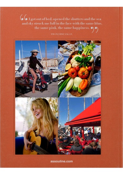 Assouline Dekoratif St. Tropez Soleil Kitabı, Efsanevi Fransız Rivierası'na Övgü Biblo