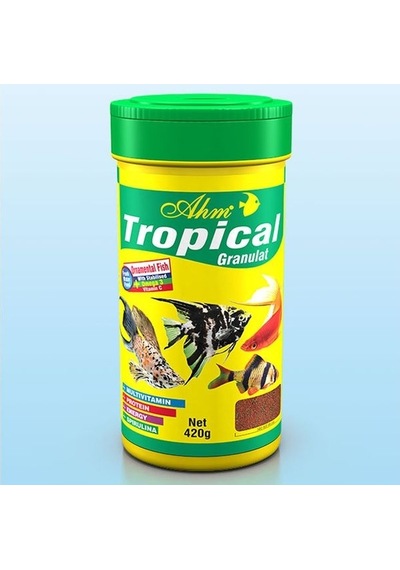 AHM Marin Tropical Granulat Balık Yemi 250 ML