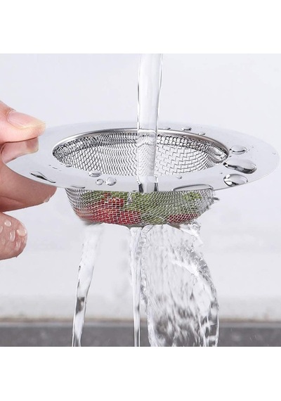 9 Cm Paslanmaz Çelik Lavabo Süzgeci - Evye Süzgeci Çelik Diğer