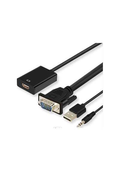 Tr Apera Gn-86 1080p 60hz Vga To Hdmı Çevirici Adaptör Ses Kablosu Dahil Genel