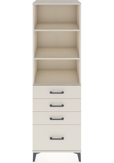 Hyperion Dolap 3 Raflı 4 Çekmeceli 60x44x195 Aytaşı-aytaşı Aytaşı