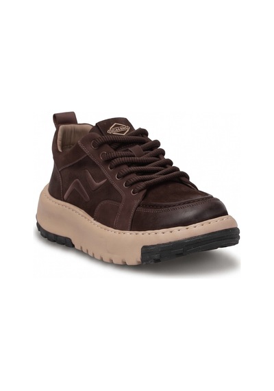 Guja 26blg552 Erkek Hakiki Nubuk Deri Klasik Sneaker Kahverengi