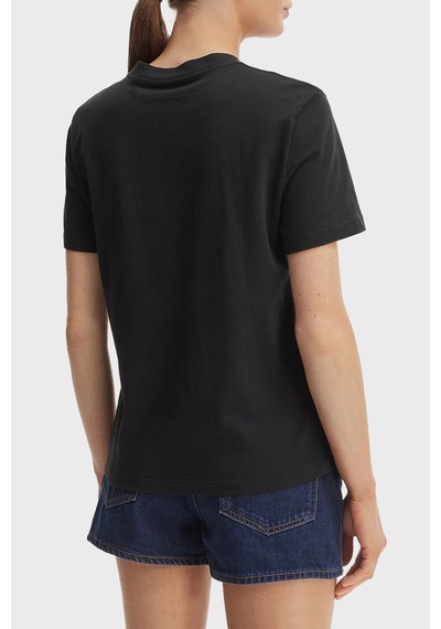 Calvin Klein Bayan T Shirt Lv047f810g Ub1 Siyah