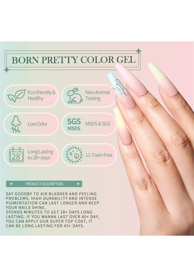 Born Pretty 10 Ml Sılky Whıte Serisi Kalıcı Oje Cg086 55845