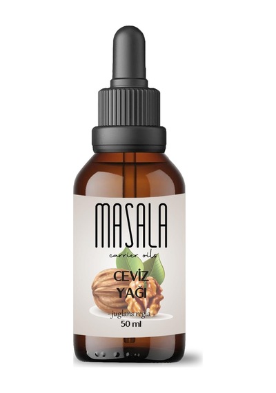 Masala Ceviz Yağı 50 ML - Soğuk Pres (Walnut Carrier Oil)