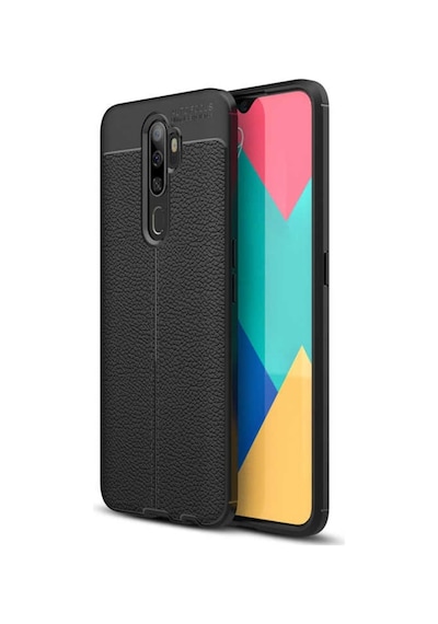 Oppo A5 2020 Kilif Deri Tarzi Niss Silikon Case 415770989