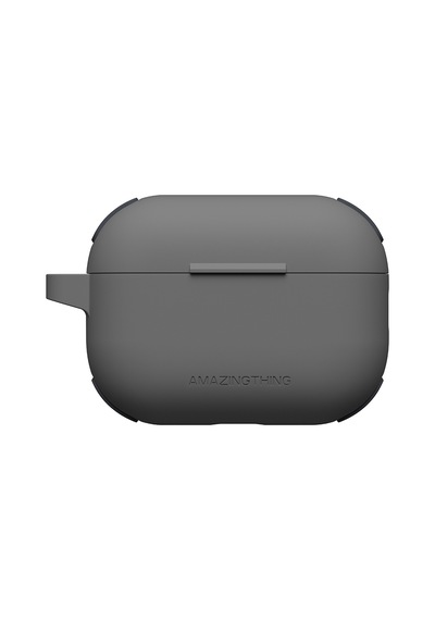 Apple Uyumlu AirPods Pro 2 Amazingthing Airbag Köşe Tasarımlı Omni Serisi Silikon Kapak Siyah