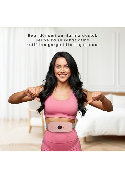Akıllı Isıtıcılı Masaj Kemeri Pembe