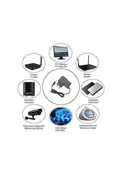 5v 2a Dc 4.0-1.7mm-1pcs 5v 2a Şarj Güç Adaptörü Kaynağı Dc 4.0 1.7mm Android Tv Kutusu İçin