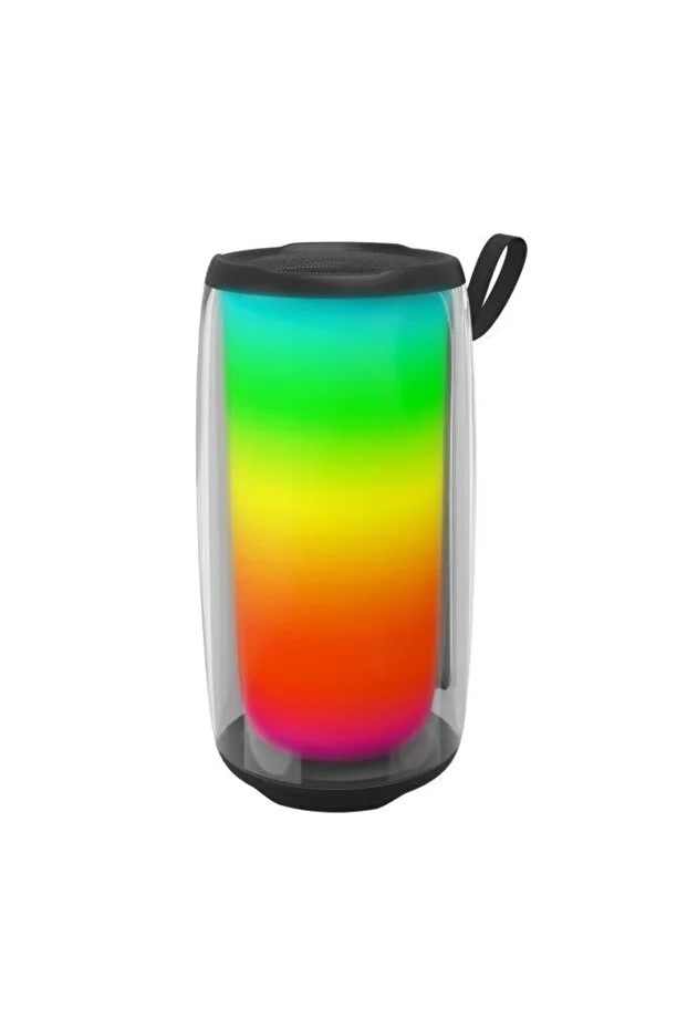 Bluetooth Hoparlör Rgb Işıklı Tws Usb Tf Destekli Speaker Bts-1953 Siyah