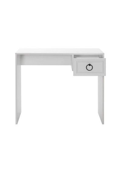 Hampton Çekmeceli Çalışma Masası-mat Beyaz 90x75x51 Cm Gxyxd