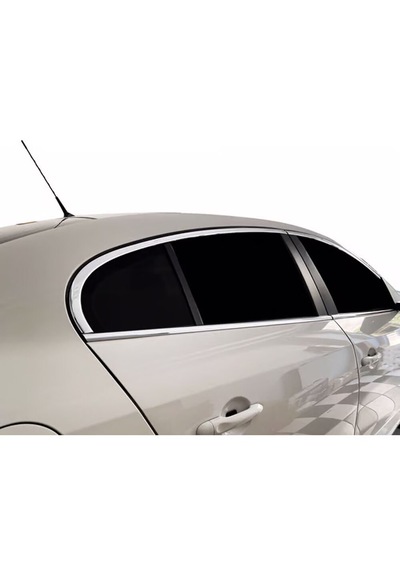 Renault Fluence Cam Çıtası Komple Set Çerçevesi Kromu Nikelajı