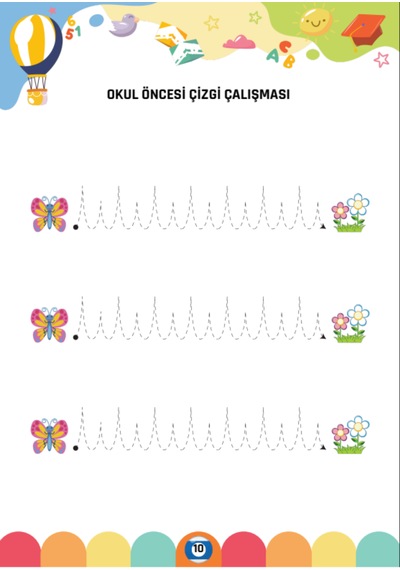 Çizgi Çalışması Yaz Sil Kitabı