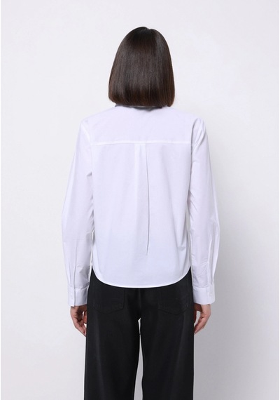 Colin's Colins Regular Fit Shirt Neck Düz Kadın Beyaz Uzun Kol Gömlek Cl1075572 Q1.v1 Wht Beyaz