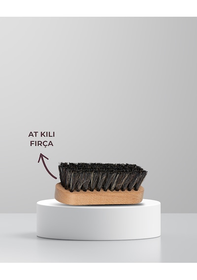 Kadın Siyah Deri Ayakkabı Bakım Seti Boya & Koruma & Fırça & Sünger