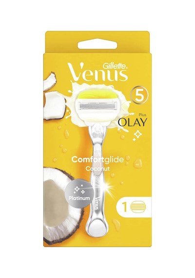 Gillette Venus Comfortglide Olay Tıraş Makinesi + Yedek Başlık 2 Adet
