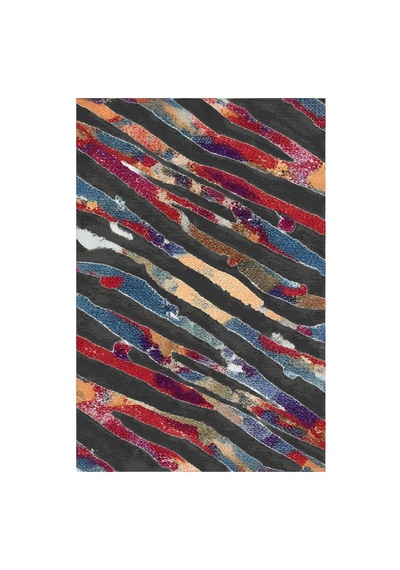 Kartela Halı Aira Halı Kaymaz Taban Makinede Yıkanabilir Halı Antrasit - 160 X 240 Cm