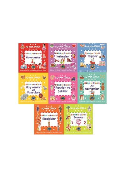 Aç-kapa Öğren 8 Kitap