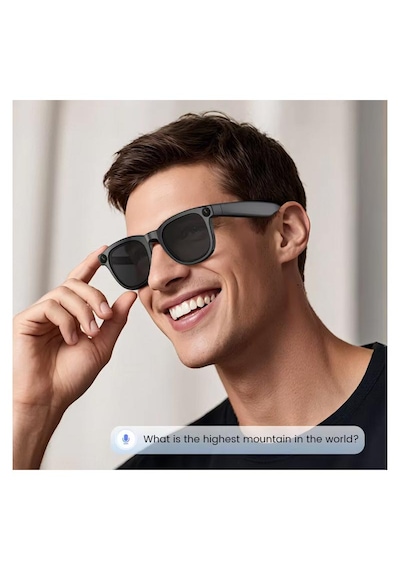 Cy03 Akıllı Kamera Ve Sesli Bluetooth Gözlük Wi-fi / Bt Bağlantılı, Kamera & Ses Kayıtlı Smart Glasses