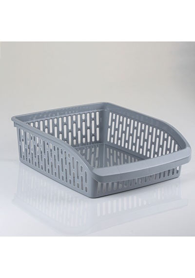 Dolap Ve Raf Düzenleyici Kompakt Cabinet And Shelf Organizer Compact Gri