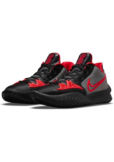 Nike Kyrie Low 4 Basketbol Ayakkabısı Gri - Kırmızı