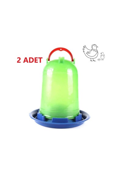 Tavuk Ve Civciv Yemliği 3 Lt Plastik-korumalı -2 Adet