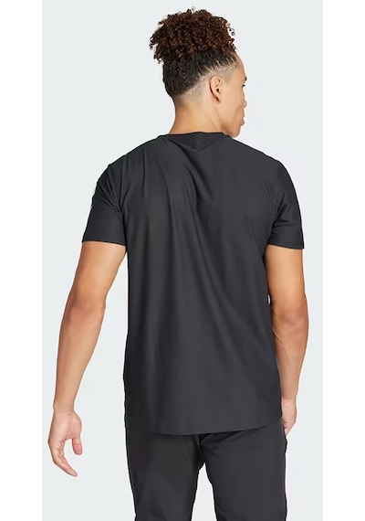 Black Adidas Erkek Koşu - Yürüyüş T-shirt Otr B Tee In1500 001