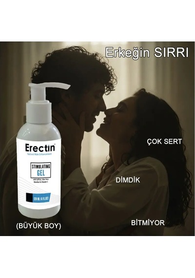 Erectin Jel Ye Destekleyici Bakım Jeli 120 Ml X 1 Ad.+lustra Masaj Yağı