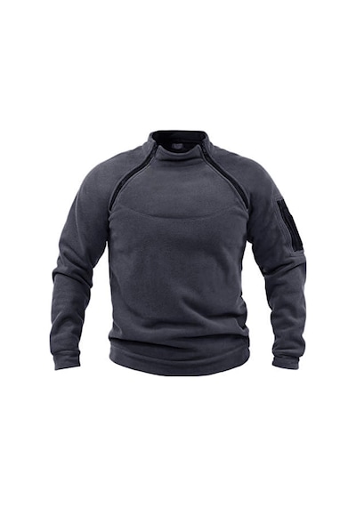 Genius Store 508252229 Erkek Polar Fermuarlı Kombat Tactical Cepli Polar