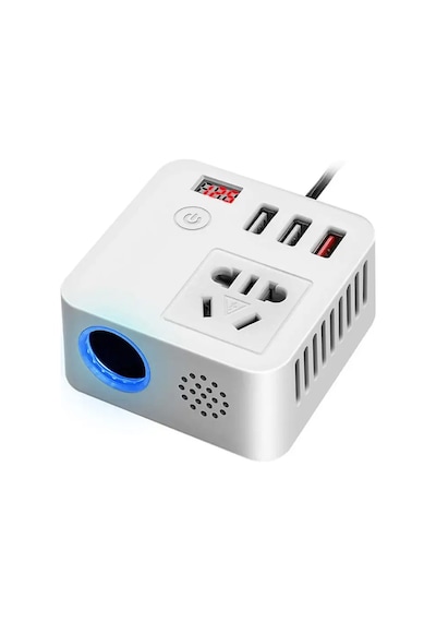 Çok Fonksiyonlu Usb Araç İnvertörü 12v/24v 220v Güç Dönüştürücü
