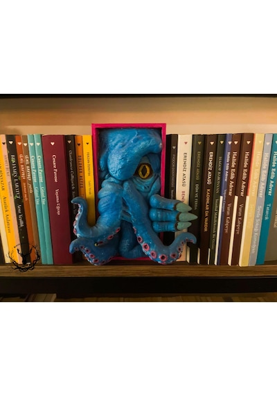 Cthulhu / Kitaplık Figürü / Kitap Tutucu / Kolleksiyon / Hediye / 21 Cm