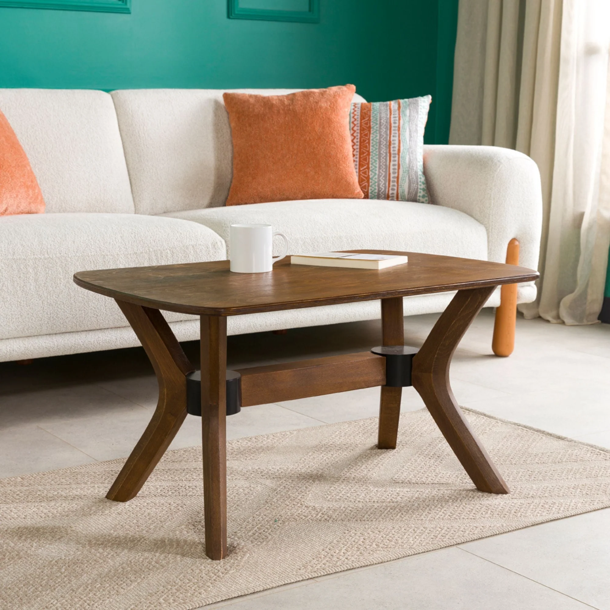 Furnirem Dikdörtgen Orta Sehpa 100 X 60 X 45 Cm Ceviz