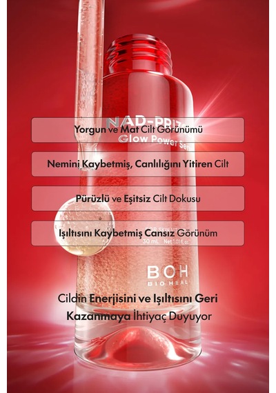 Nad Prızcell Glow Power Serum Nad Glutatyon Niacinamide İçeren Aydınlatıcı Ve Sıkılaştırıcı Serum 30 Ml