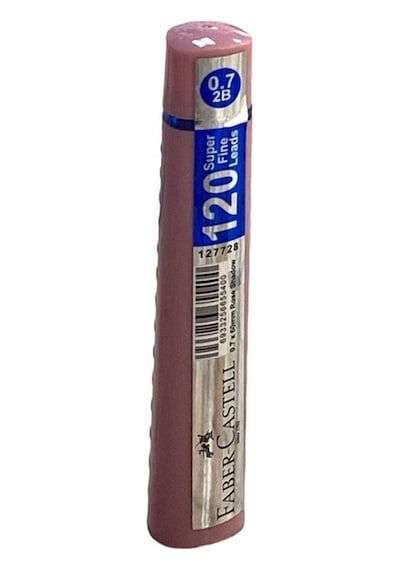 Faber Castell 2b 0.7 Uç 120 Li Tüp Genz Pembe