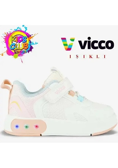 Vicco Babil Beyaz Pembe Sneaker