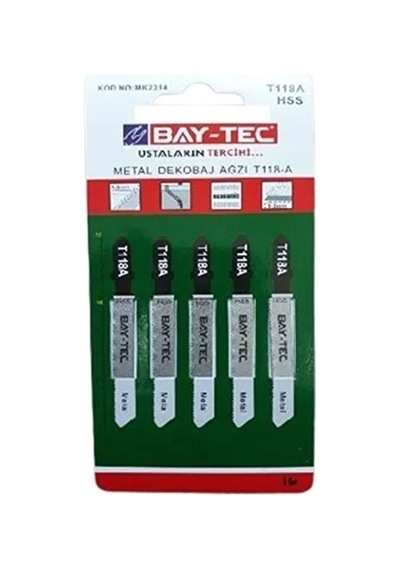 Cateksss Bay-tec Metal Dekobaj Ucu T-118 1 Paket / 5 Adet - 60 Lı Paket