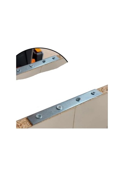 Mobilya, Dolap Yatak Duvara Sabitleme Bağlantı Aparatı Demiri Düz Gönye 1,5cm X 5 Cm 20 Adet Diğer