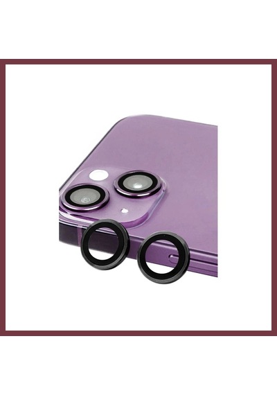 Storeşahin Apple İphone 14 Plus Uyumlu Raze Metal Kamera Lens - Siyah Shn0720 Siyah-