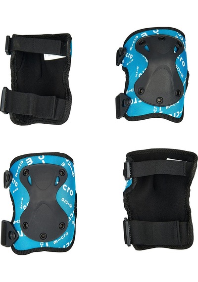 Micro Dizlik/dirseklik Blue Small 4'lü Dizlik 21-27 Cm/dirseklik 15-19 Cm