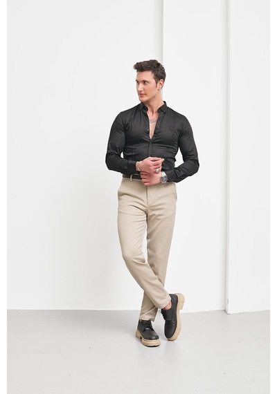 Modefendi Regular Fit Gömlek Siyah