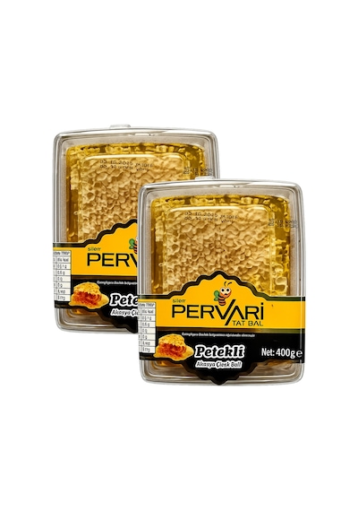 Pervari Tat Bal Petekli Bal 400 Gr 2 Li