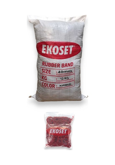 Toptan Kırmızı Toka Lastiği 12 Kg