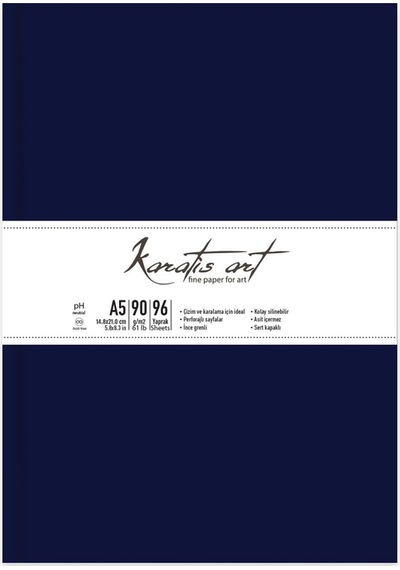 Karatis Art 90gr A5 96 Yp.ciltli Eskiz Defter
